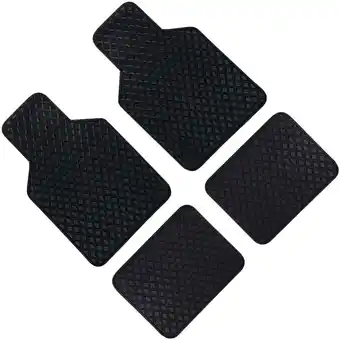 Walmart WORGEOUS 4Pcs Practical Durable Vehicle Floor Mats Anti-Slide Front Rear Floor Mats offer