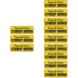 Walmart 4 Pack Reusable Safety Sign Reflective Student Driver Magnet Vehicle Sticker Learner Car Stickers offer