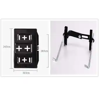 Walmart OUNONA 23 CM Color Refrigerator Stickers Car Bracket Battery Holder for Show Cars offer