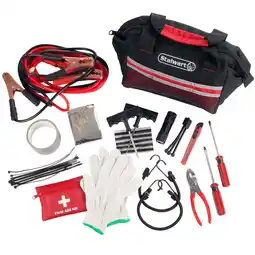Walmart Stalwart 55 Piece Emergency Roadside Kit with Travel Bag , Red offer