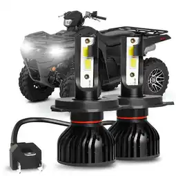 Walmart For Can-Am Outlander Max 400 500 570 650 800R DS450 LED Headlight H4 Bulb High/Low Dual Beam White offer