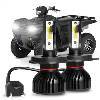Walmart For Can-Am Outlander Max 400 500 570 650 800R DS450 LED Headlight H4 Bulb High/Low Dual Beam White offer
