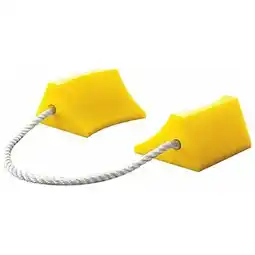 Walmart Checkers Industrial Safety Products AC201 Aviation Wheel Chock, 2.9 lbs offer