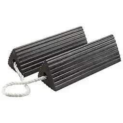 Walmart Checkers Wheel Chock,15 D,6 H,12,Black,PR RC5515-P offer