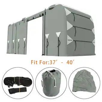 Walmart LABLT RV Cover Storage Anti-UV For Class A Motorhome Trailer Camper W/Zipper 37'-40' offer