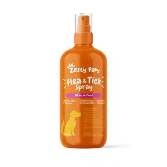 Walmart Zesty Paws Flea & Tick Spray for Dogs, to Repel & Kill Flea & Ticks, 16oz Bottle offer