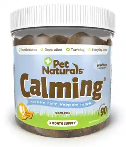 Walmart Pet Naturals Calming Anxiety Support Chews for Dogs, Chicken Flavor, 90 Count Jar offer