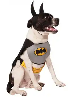 Walmart DC Comics Batman Pet Costume Accessory Set for Dogs or Cats by Rubies, XL offer