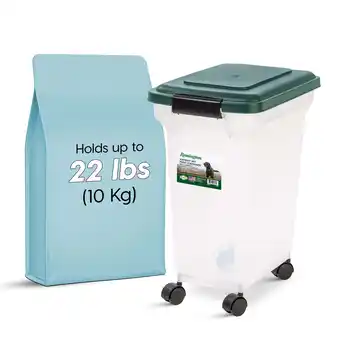 Walmart Remington, 22 Lbs. Airtight Pet Food Container | Dog & Cat Food Storage Bin offer