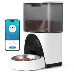 Walmart Cobectal Auto Pet Food Dispenser, 5G WiFi Pet Feeder for Cats and Dogs 1-10 Meals, 10s Meal Call offer