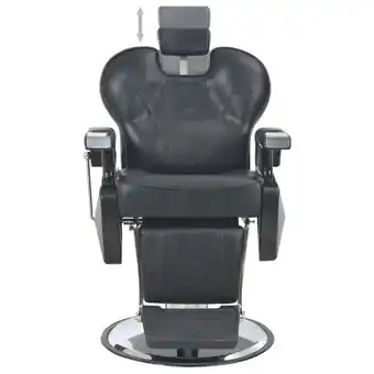 Walmart vidaXL Barber Chair Black 28.3x26.8x38.6 Faux Leather offer