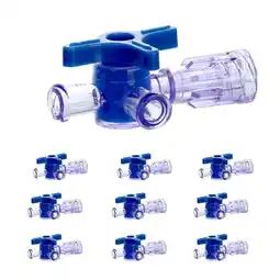 Walmart XYZdreams 10Pcs 3-Way Stopcocks Pipe Fittings offer