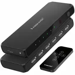 Walmart HDMI Splitter HDMI Switch 5 in 1 Out 4K HDMI Switcher UHD HDMI Splitter with Remote Control offer