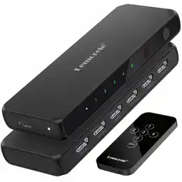 Walmart HDMI Splitter HDMI Switch 5 in 1 Out 4K HDMI Switcher UHD HDMI Splitter with Remote Control offer