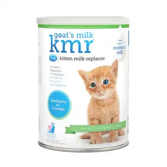 Walmart PetAg Goats Milk KMR Kitten Milk Replacer Powder - 12 oz offer