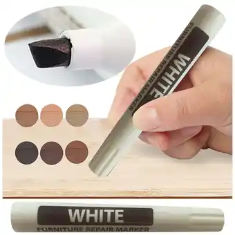 Walmart Bnnlsa Touch-Up Pen Furniture Pen Crayon Furniture Scratch Repair Marker Paint Pen Floor Pen 2.5ML offer