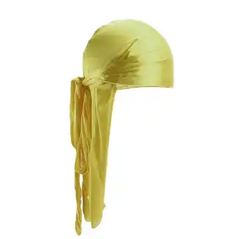 Walmart Ausyst Hats Clearance! Men/Women Silk Polyester Bandana Hat Durag Rag Tail Headwrap Gift offer