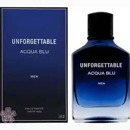 Walmart Glenn Perri Unforgettable Acqua Blu Men Eau De Toilette 3.4oz offer