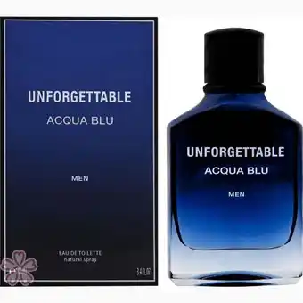 Walmart Glenn Perri Unforgettable Acqua Blu Men Eau De Toilette 3.4oz offer
