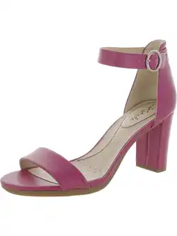 Walmart LifeStride Womens Averly Faux Leather Open Toe Heels offer