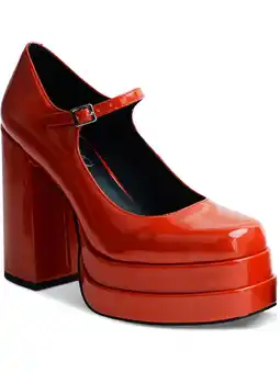 Walmart Wild Pair Womens Octavia Buckle Platform Mary Jane Heels offer