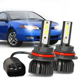 Walmart For Saturn Ion 2003-2007 LED Headlight Bulbs 6000K High/Low Beam 2pcs offer