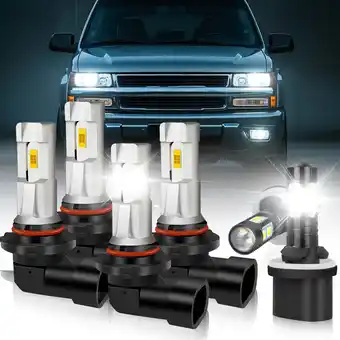Walmart For Chevy Trailblazer 2002-2009 6x 6000K LED Headlights 880 Fog Bulbs Combo Kit offer