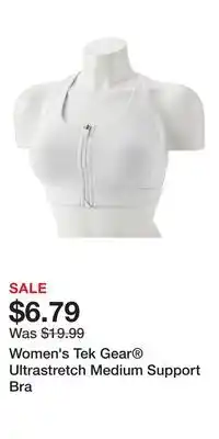 Kohl's Women's Tek Gear Ultrastretch Medium Support Bra offer