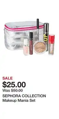 Kohl's SEPHORA COLLECTION Makeup Mania Set offer