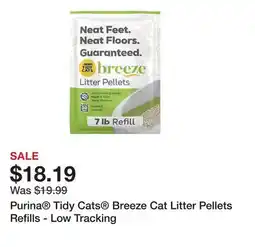 Petsmart Purina Tidy Cats Breeze Cat Litter Pellets Refills - Low Tracking offer