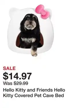 Petsmart Hello Kitty and Friends Hello Kitty Covered Pet Cave Bed offer
