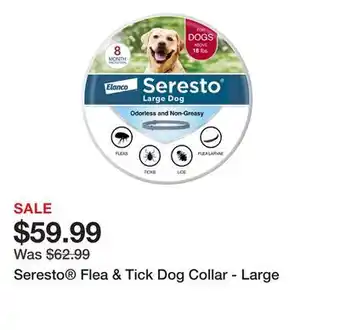 Petsmart Seresto Flea & Tick Dog Collar - Large offer