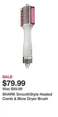 Nordstrom SHARK SmoothStyle Heated Comb & Blow Dryer Brush offer