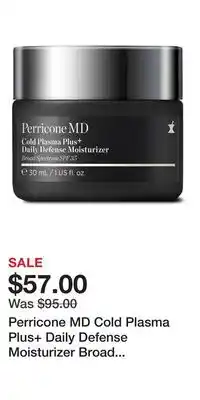 Nordstrom Perricone MD Cold Plasma Plus+ Daily Defense Moisturizer Broad Spectrum SPF 35 offer