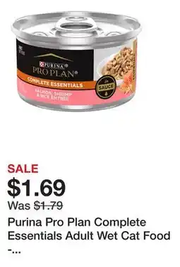 Petsmart Purina Pro Plan Complete Essentials Adult Wet Cat Food - Antioxidants, High-Protein, 3 Oz offer