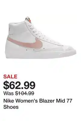 Dick's Sporting Goods Nike Women's Blazer Mid 77 Shoes offer