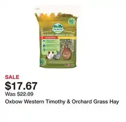 Petsmart Oxbow Western Timothy & Orchard Grass Hay offer