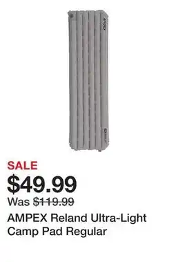 Dick's Sporting Goods AMPEX Reland Ultra-Light Camp Pad Regular offer