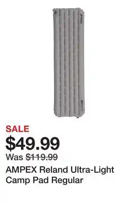 Dick's Sporting Goods AMPEX Reland Ultra-Light Camp Pad Regular offer
