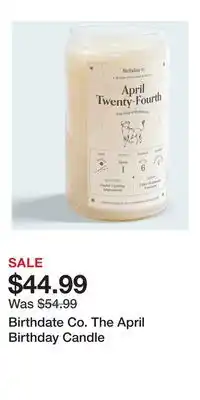 Nordstrom Birthdate Co. The April Birthday Candle offer