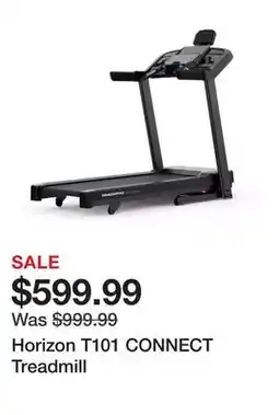 Dick's Sporting Goods Horizon T101 CONNECT Treadmill offer
