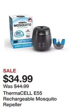 Dick's Sporting Goods ThermaCELL E55 Rechargeable Mosquito Repeller offer