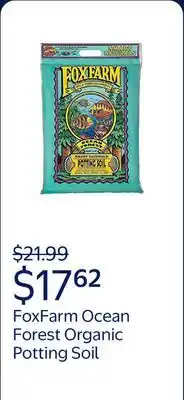 Walmart FoxFarm (FX14053) Ocean Forest Organic Potting Soil offer