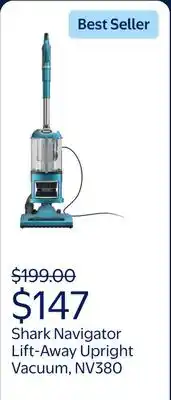Walmart Shark Navigator Lift-Away Upright Vacuum, NV380 offer