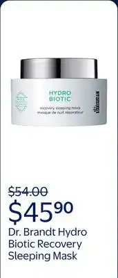Walmart Dr. Brandt Hydro Biotic Recovery Sleeping Mask offer