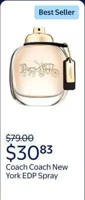 Walmart Coach Coach New York , 1.7 oz EDP Spray offer