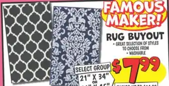 Ollie's RUG BUYOUT offer