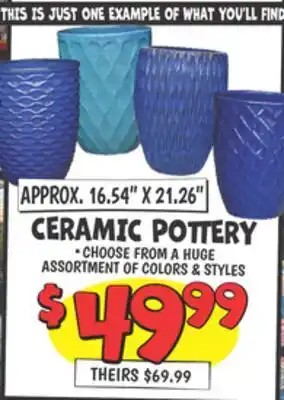 Ollie's CERAMIC POTTERY offer