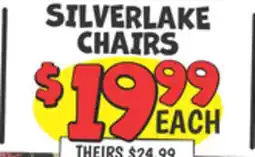 Ollie's SILVERLAKE CHAIRS offer