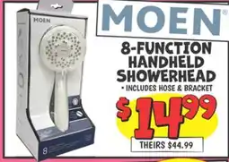 Ollie's 8-FUNCTION HANDHELD SHOWERHEAD offer